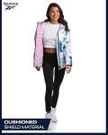 Reebok Women Jacket - Packable Quilted Puffer Coat – Casual Jacket for Women (S-XL), Size Medium, Candy Print