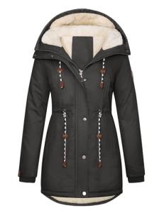 Women's Fleece Lined Sherpa Parka Jacket