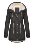 Women's Fleece Lined Sherpa Parka Jacket