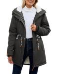 Women's Fleece Lined Sherpa Parka Jacket