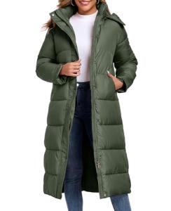 Womens Oversized Thick Down Hooded Puffer Coat