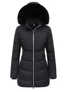 Women's Warm Windproof Hooded Puffer Jacket