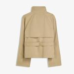 Maohao Women's Cropped Double Breasted Trench Coat
