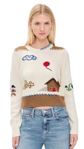 Mother Women's Shrunken Pullover - Prairie Style