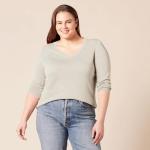 Amazon Essentials Women's Lightweight Long-Sleeve V-Neck Sweater