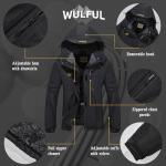 WULFUL Women's Waterproof Ski Jacket with Hood
