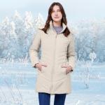 WULFUL Women's Warm Puffer Jacket with Fur Hood