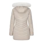 WULFUL Women's Warm Puffer Jacket with Fur Hood
