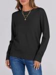 ANRABESS Women's Lightweight Crewneck Pullover Sweater