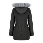 WULFUL Women's Long Thicken Puffer Jacket with Fur Hood