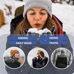 GGleaf Women's Quilted Puffer Jacket with Fur Hood