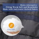 GGleaf Women's Quilted Puffer Jacket with Fur Hood