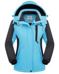 WULFUL Women's Waterproof Ski Jacket with Hood