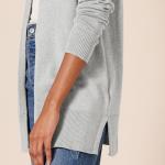 Lightweight Women's Long Sleeve Cardigan in Grey