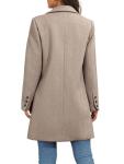 Ebifin Women's Double Breasted Trench Coat