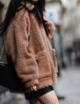 Comeon Women's Oversized Fleece Faux Shearling Coat