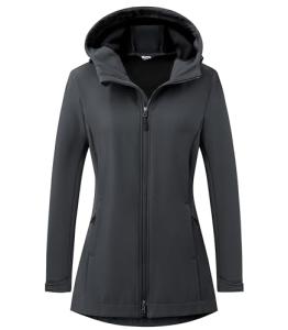 Wantdo Women's Insulated Waterproof Winter Jacket - Dark Grey