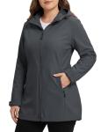 Wantdo Women's Insulated Waterproof Winter Jacket - Dark Grey