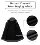 Wantdo Women's Insulated Waterproof Winter Jacket - Dark Grey