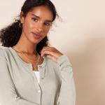 Amazon Essentials Women's Lightweight Oatmeal Cardigan, Plus Size