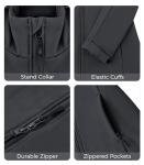 Wantdo Women's Insulated Waterproof Winter Jacket - Dark Grey