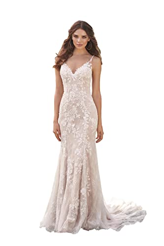 Dexinyuan Lace Mermaid Bridal Gown 2024 V-Neck
