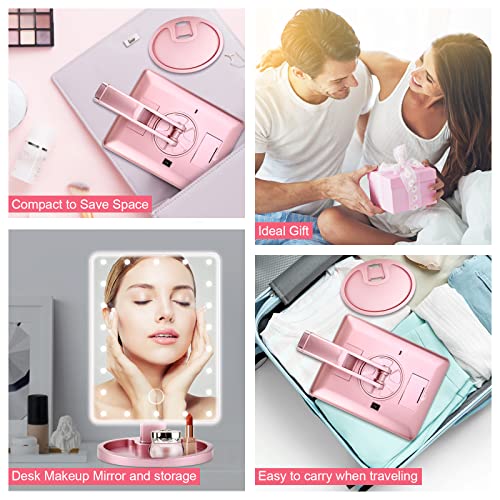 Trendy Aesthetic Vanity Mirror with Lights for College