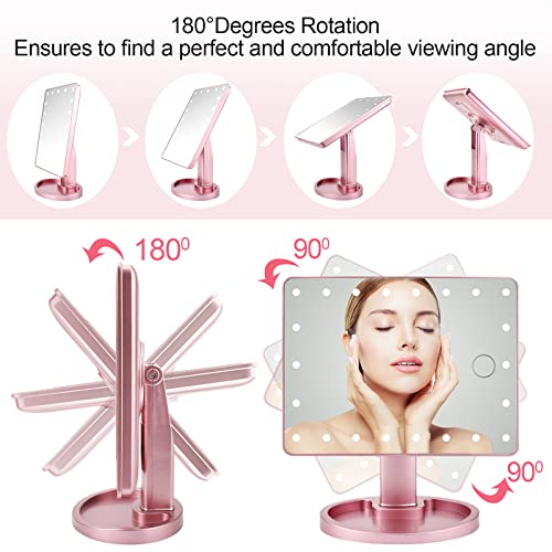 Trendy Aesthetic Vanity Mirror with Lights for College