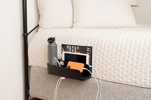 Squirrel Bedside Caddy with Charging Ports for Dorms