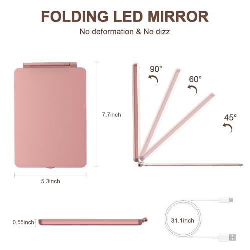 Trendy Lighted Vanity Mirror for College Dorms