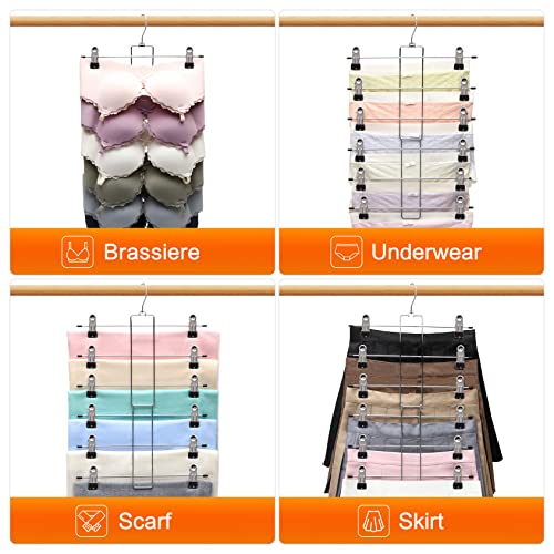 6-Tier Space-Saving Closet Organizers for College Girls