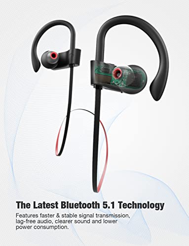 Otium Waterproof Bluetooth Earbuds for Sports and Gym