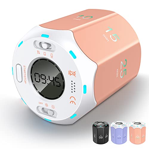 Digital Pomodoro Timer with 8 Time Presets