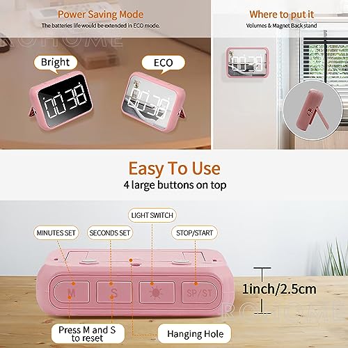 99-Minute LED Countdown Timer for Classroom Activities