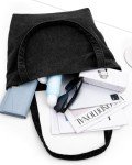 Bolsa de hombro casual de pana para mujeres