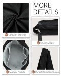 Bolsa de hombro casual de pana para mujeres