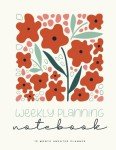 Retro Poppy Garden 12-Month Undated Planner