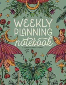 Sage Nature Series Weekly Planner Notebook
