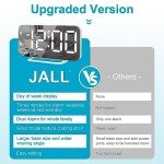 Sleek LED Alarm Clock with Dual USB Ports