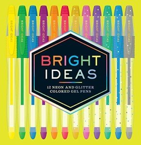 Vibrant Neon Glitter Gel Pens Set of 12