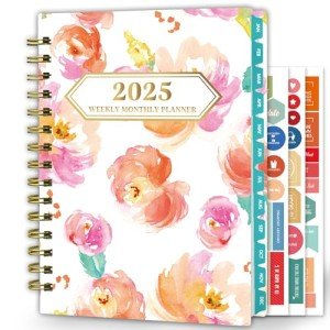 2025 Daily, Weekly, Monthly College Planner with Stickers