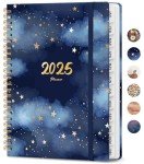 2025 A5 Hardcover Planner with Monthly Tabs
