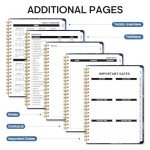 2025 A5 Hardcover Planner with Monthly Tabs