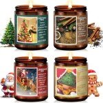 Christmas Scented Candle Gift Set for Home