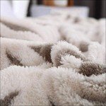 Cozy Sherpa Fleece Throw Blanket - 51"x63