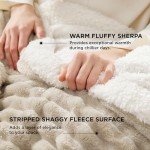 Cozy Sherpa Throw Blanket for Couch or Bed