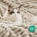 Cozy Sherpa Throw Blanket for Couch or Bed