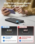 INIU Slim 10000mAh Fast USB-C Power Bank