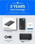 INIU Slim 10000mAh Fast USB-C Power Bank