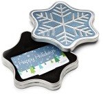 Amazon Gift Card in Festive Snowflake Tin